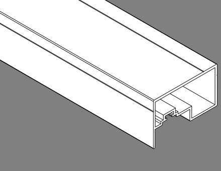 Nutabdeckung für Montagerahmen mit IS